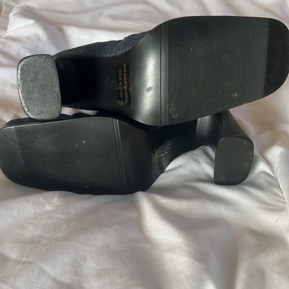 Add to bundle, I’ll send DISCOUNT! Denim boots! Size 7.5 - Picture 4 of 6